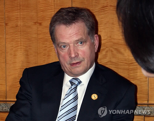 사울리 니니스퇴 핀란드 대통령. <연합뉴스>